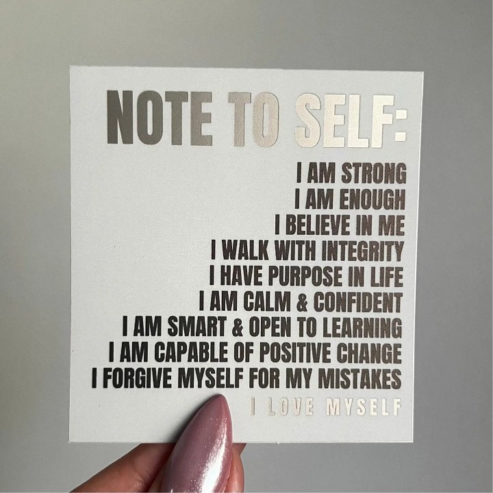 Note To Self: Daily Affirmations Sticker product image (1)
