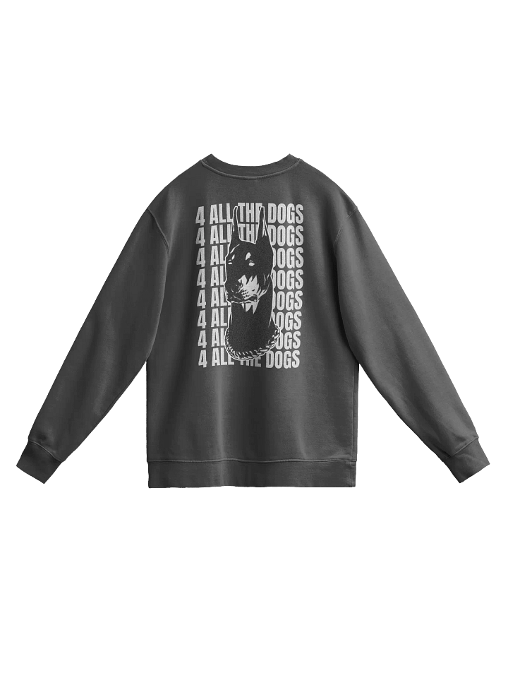 FOR ALL THE DOGS SWEATSHIRT BLACK product image (1)