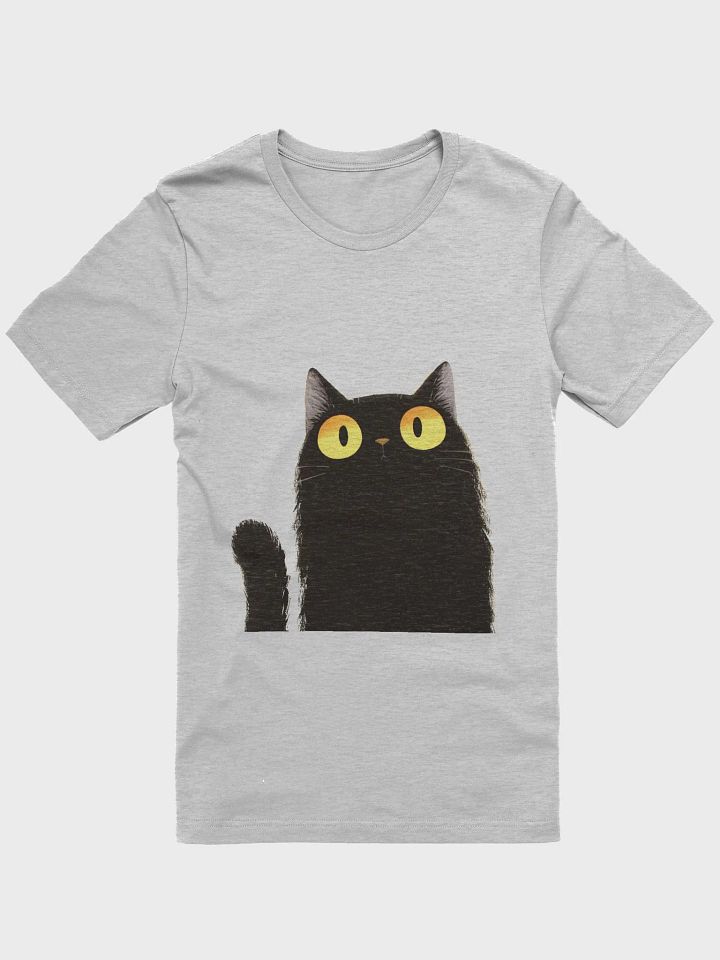Cute black cat curiously staring at you product image (2)
