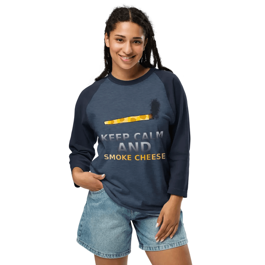 Cheese Smoking Raglan product image (9)
