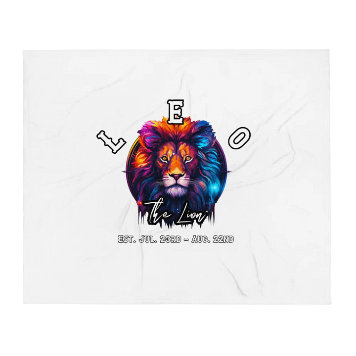 Leo - Zodiac Throw Blanket product image (1)