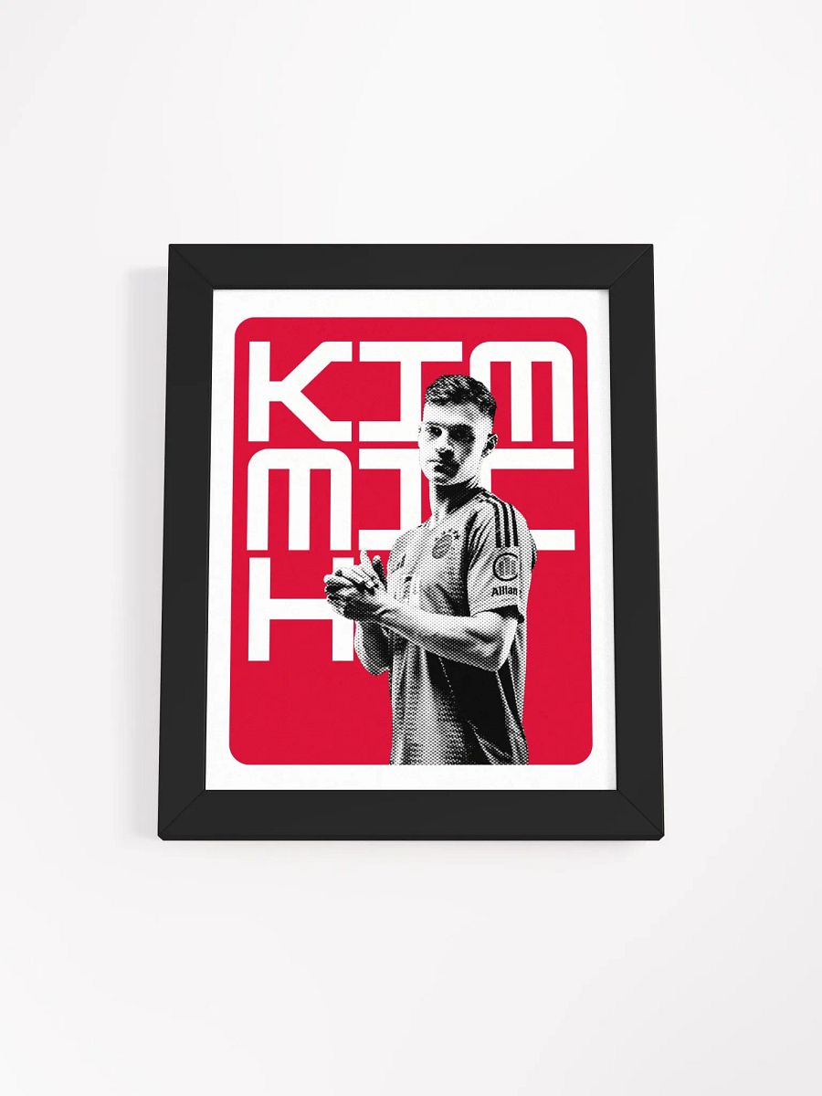 Joshua Kimmich BW Bayern Munich Name Art Framed Print product image (1)