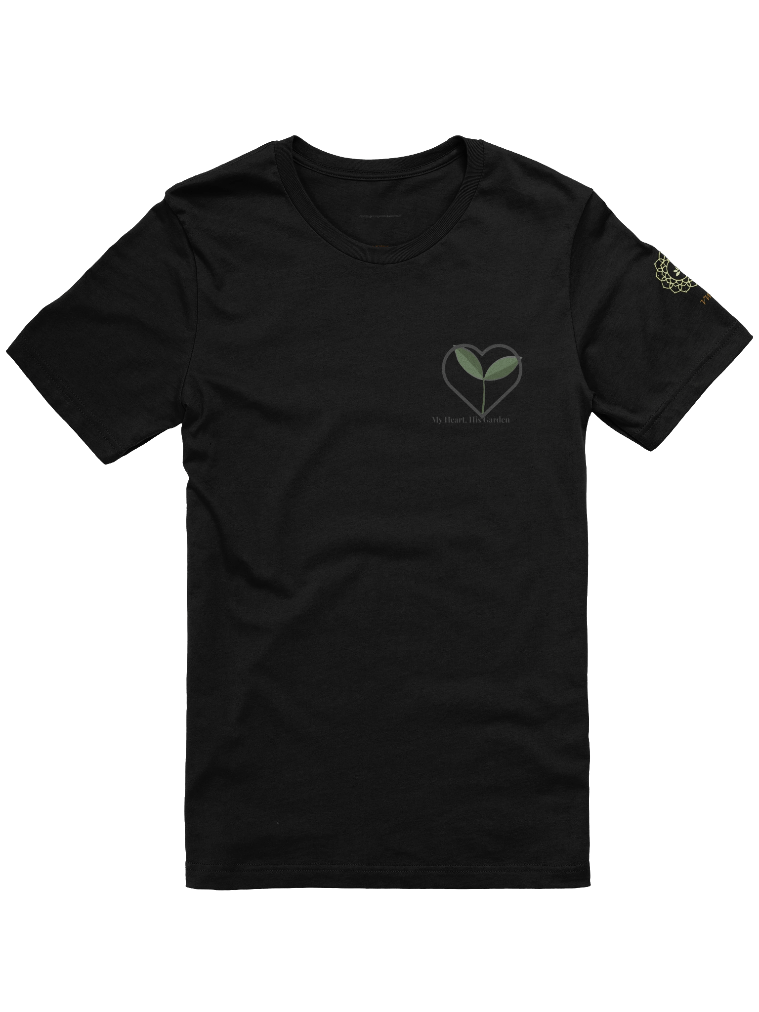 My Heart, His Garden T-Shirt | Christian Wellness Apparel | Soft Faith-Based Tee product image (2)