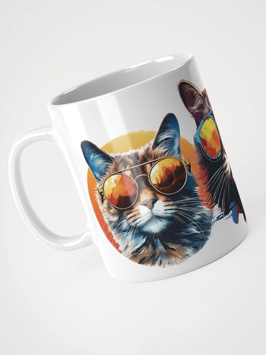 Cool Cats White Glossy Mug product image (3)