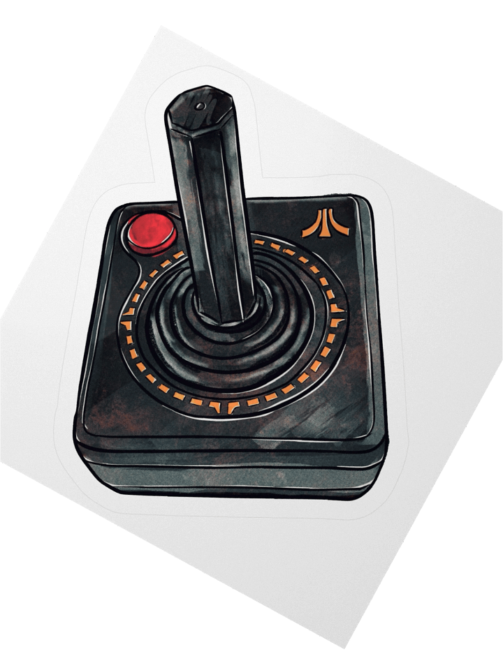 Button Masher A2 Sticker product image (2)