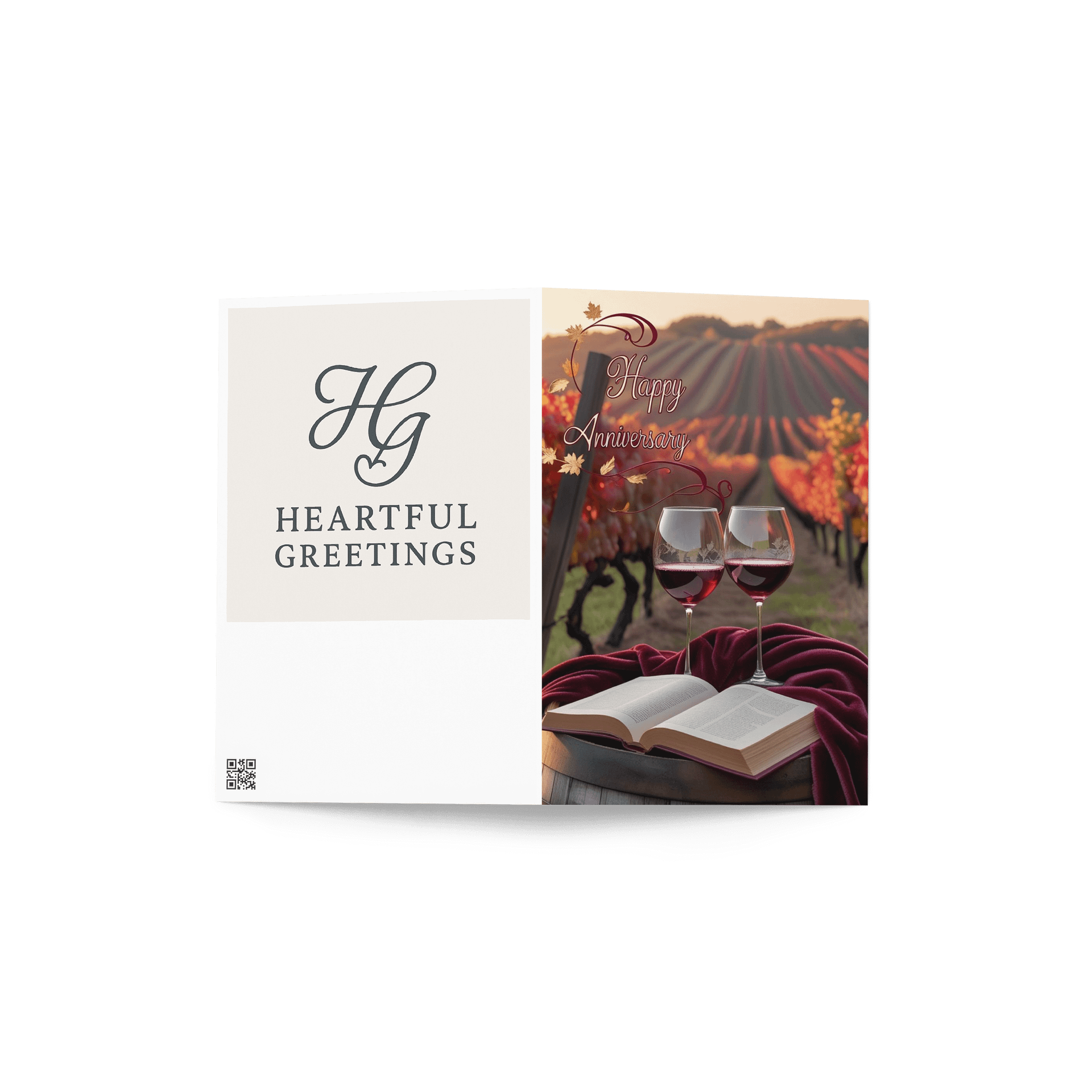 Anniversary card - Blank inside product image (2)