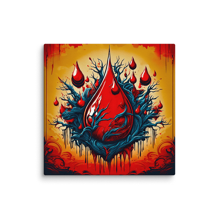 ZΞЯØ Blood Drop painting product image (2)