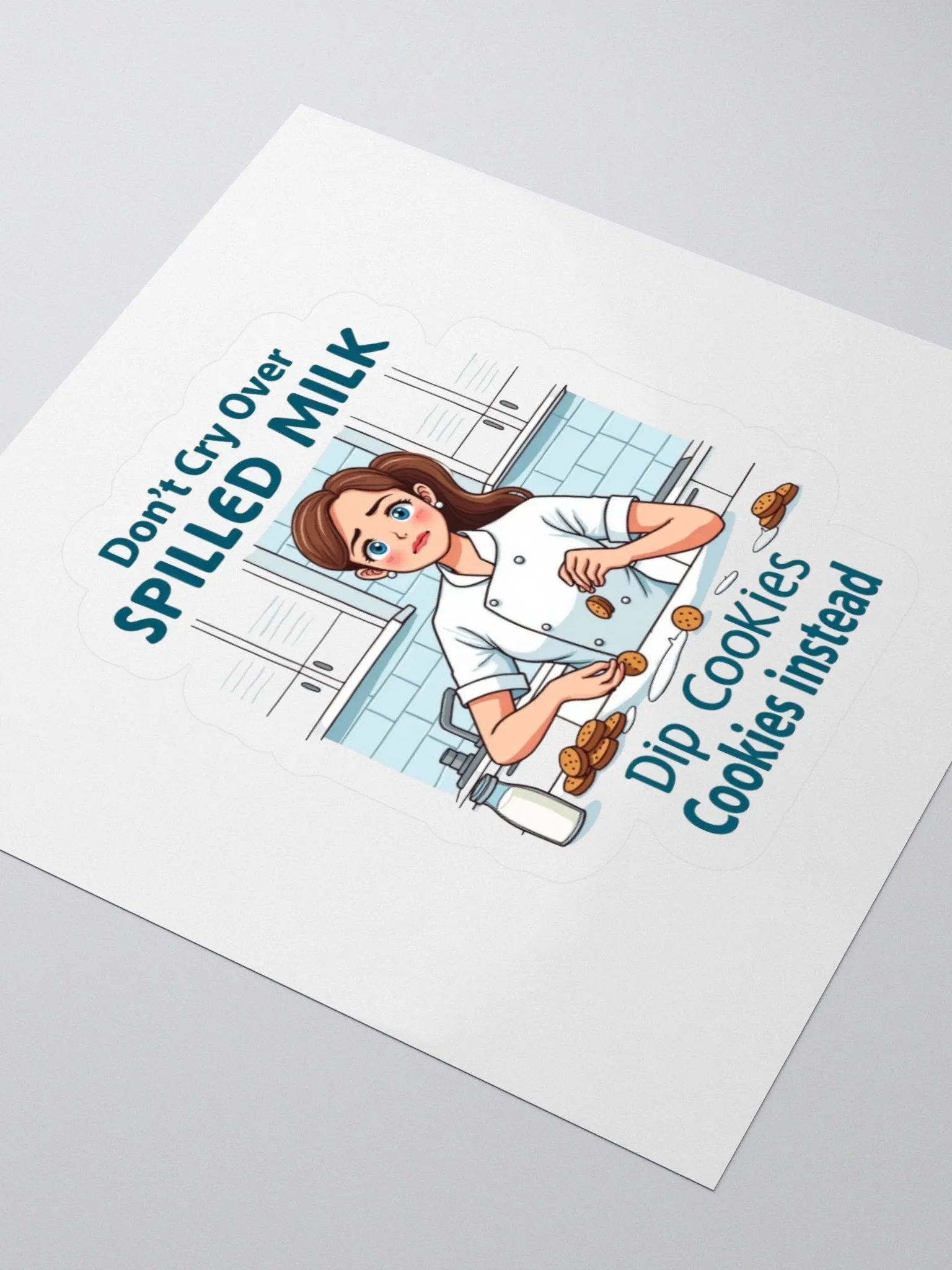 Spilled Milk Kiss Cut Stickers product image (7)