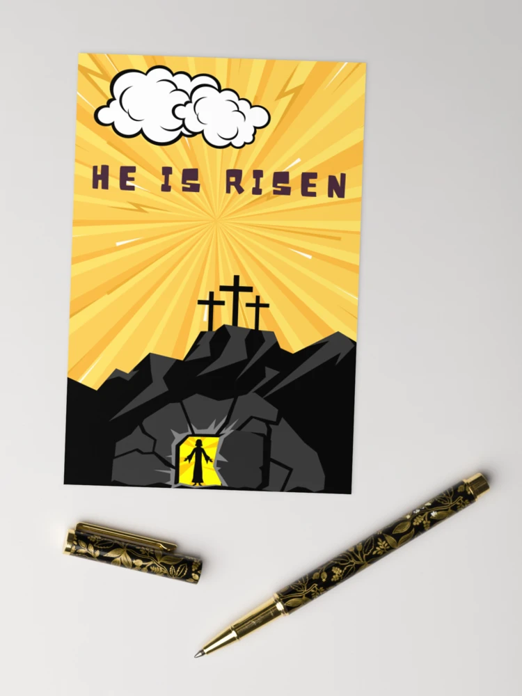 He Is Risen Retro Comic Greeting Card product image (3)