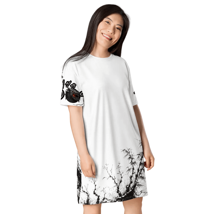 Bamboo Print T-Shirt Dress product image (10)