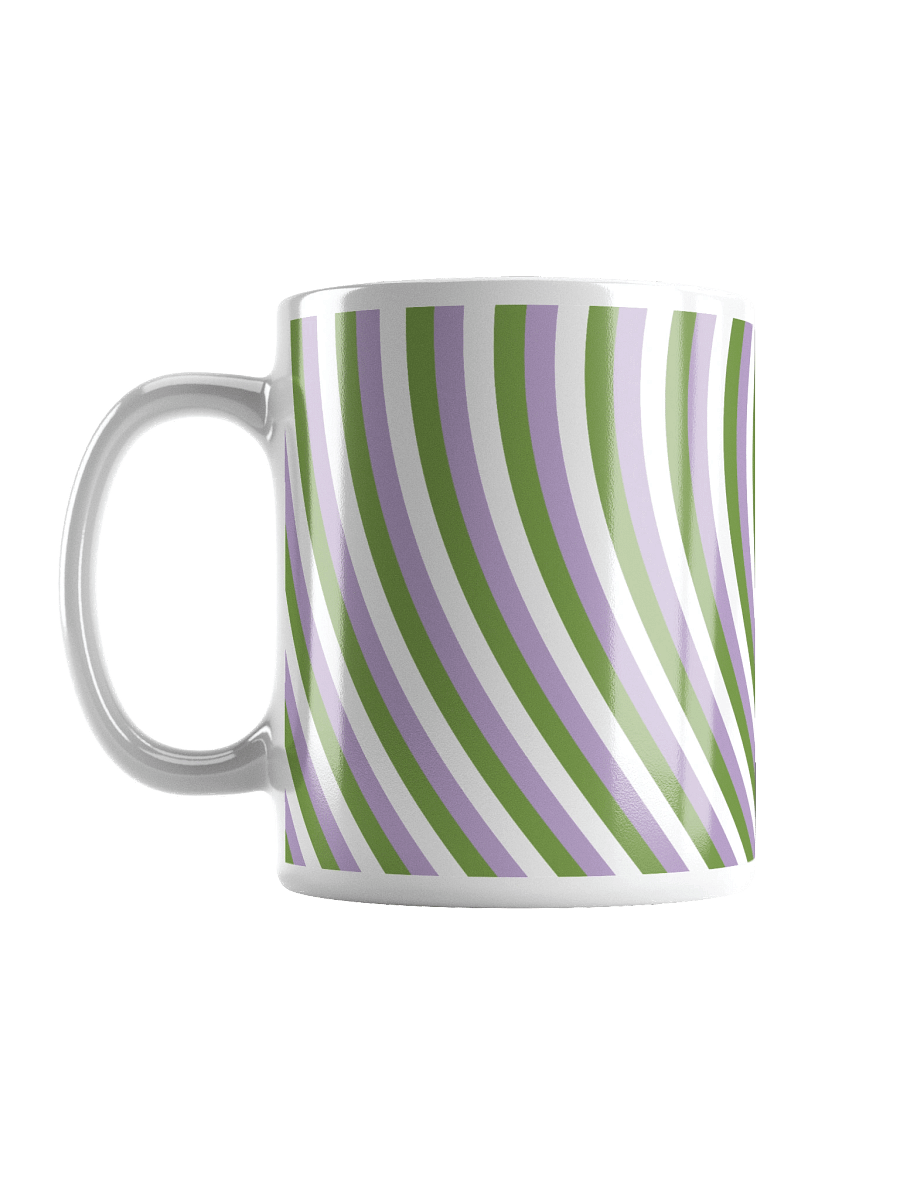 Genderqueer Pride Hearts Mug (Left-handed) product image (2)