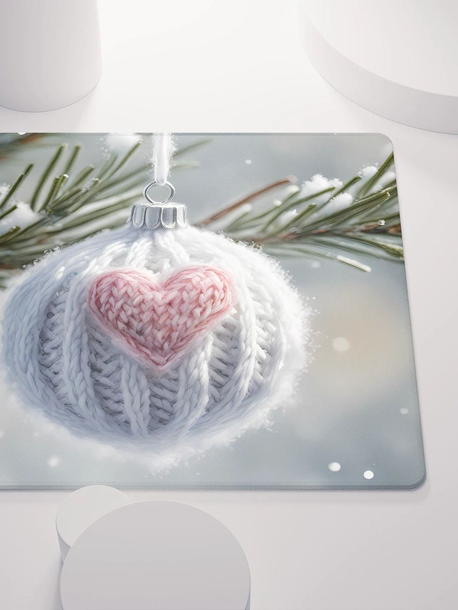 A Heart for the Yuletid Warmth, Gaming Mouse Pad, 2 Sizes product image (5)