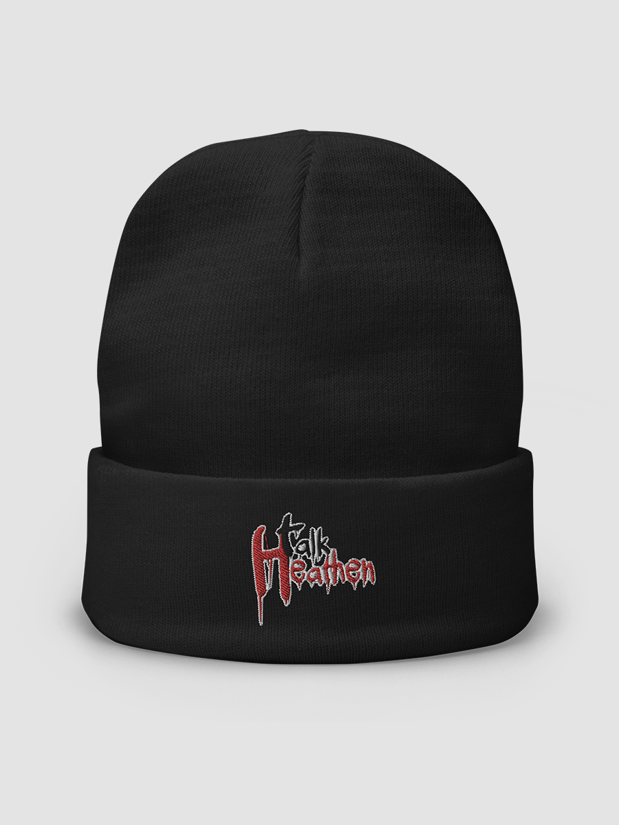Talk Heathen Embroidered Beanie product image (2)