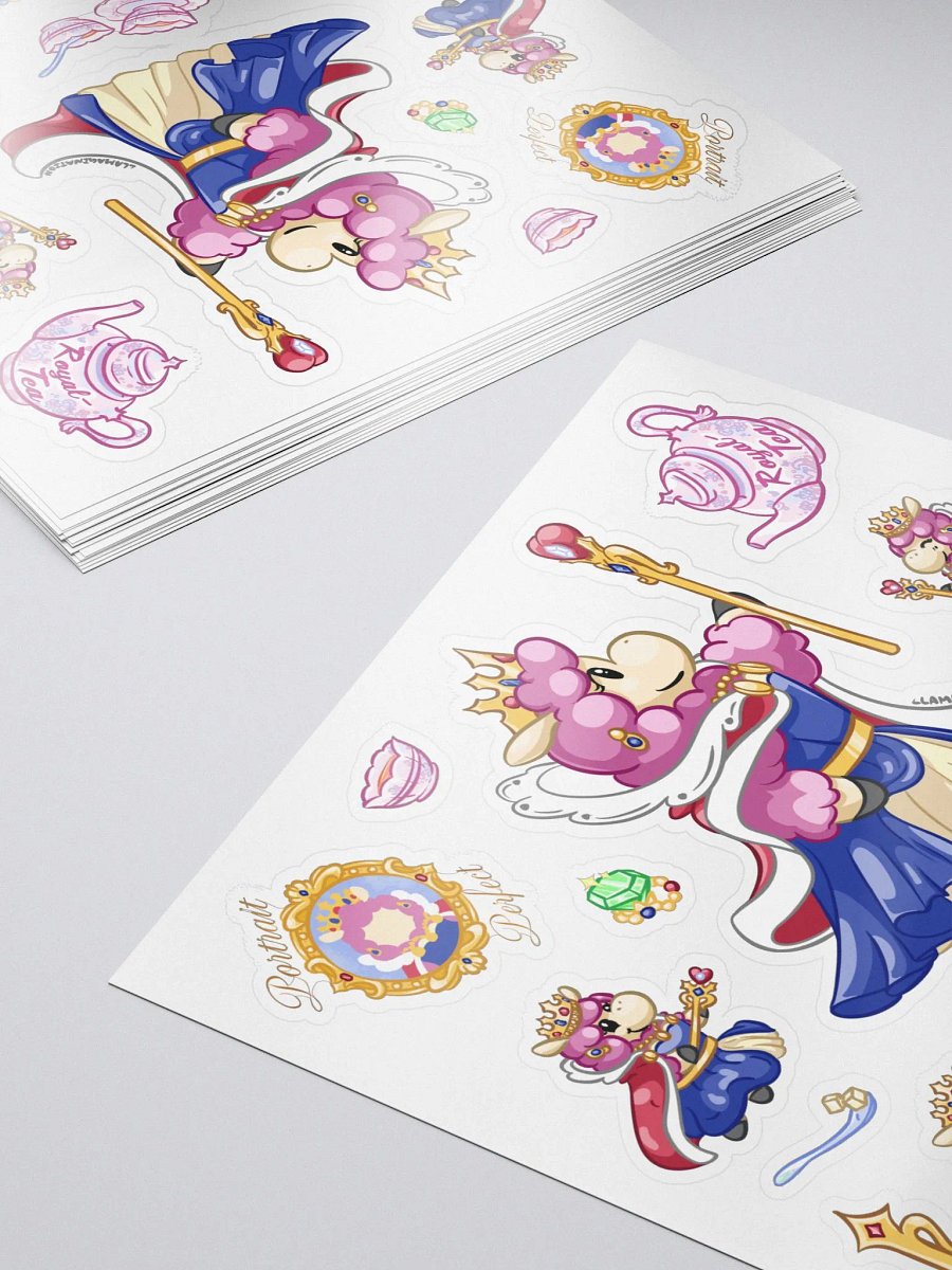 Llama Queen Sticker Set product image (5)