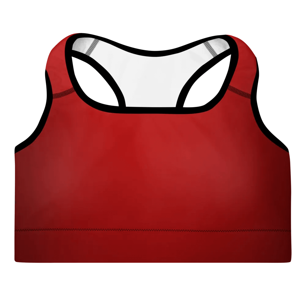 Radiant Red Padded Sports Bra product image (4)