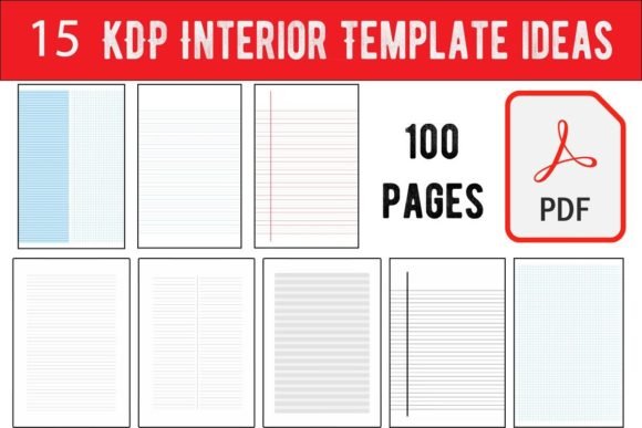 15 Premium KDP Interior Templates – Elevate Your Self-Publishing Game product image (1)