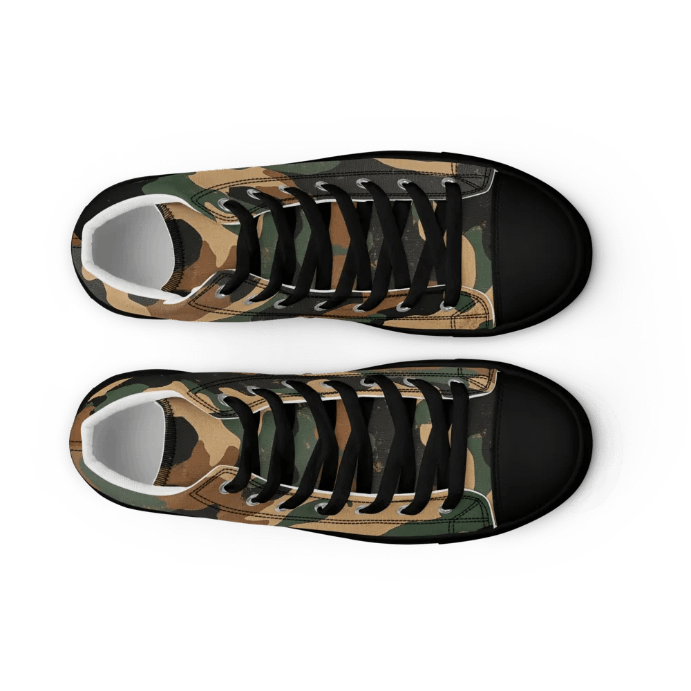 Retro Camo Women's High Tops product image (9)