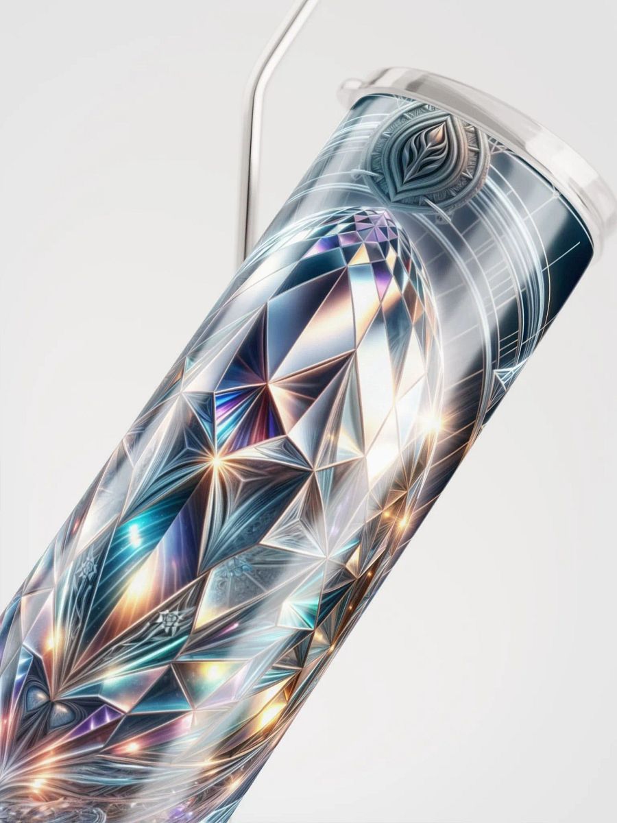 Stainless Steel Tumbler: Celestial Crystalline Bloom product image (8)