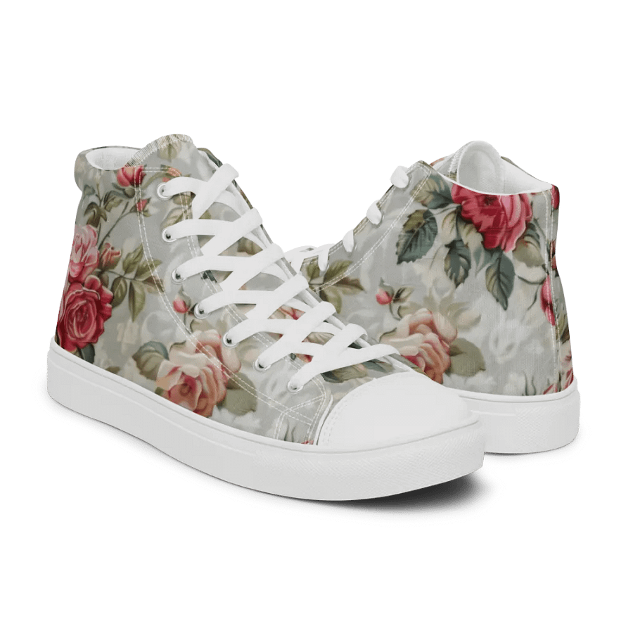 Vintage Rose Garden High Tops product image (11)