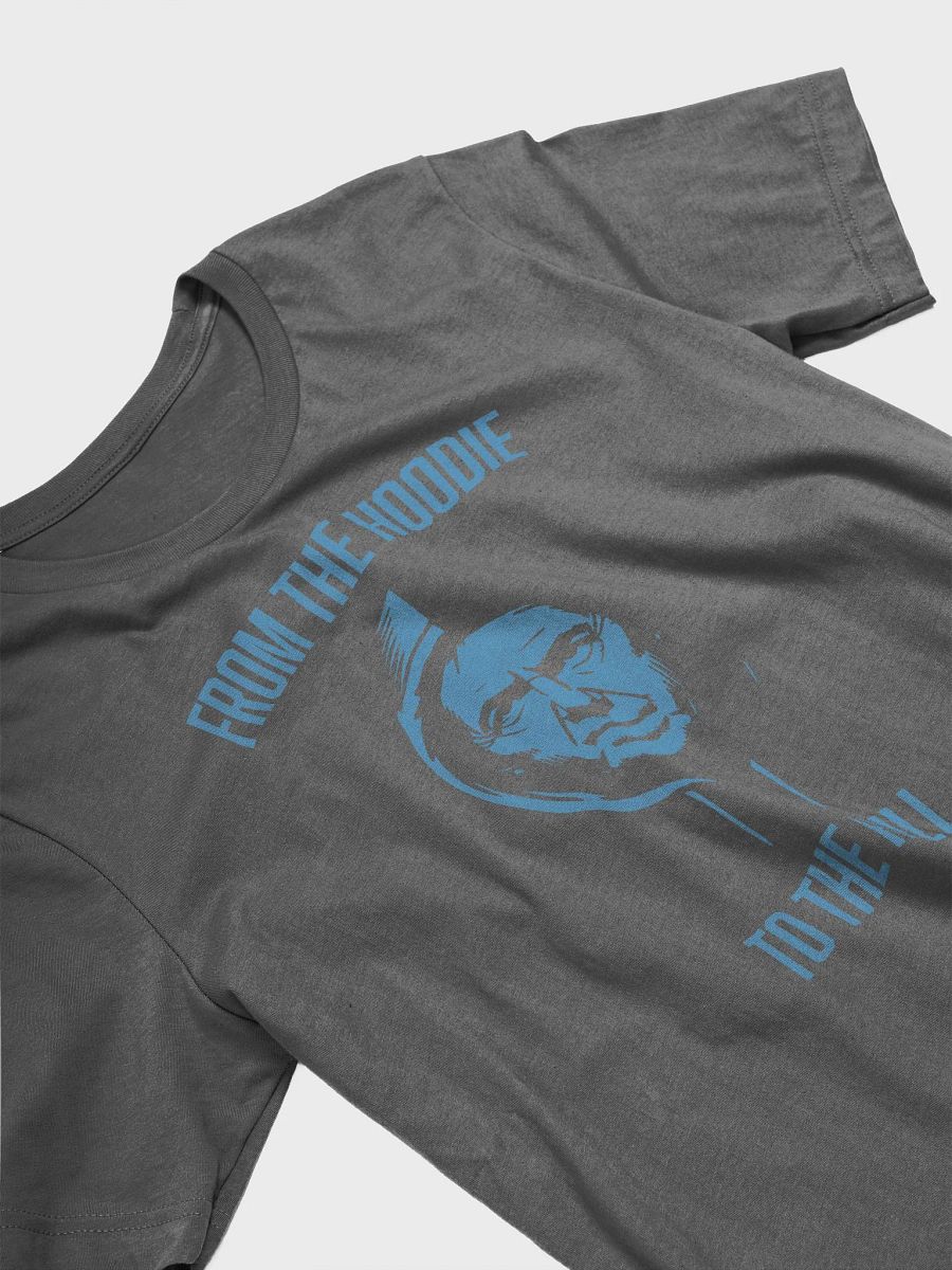 "From the Hoodie to the Hill" T-Shirt (Blue Ink) product image (9)