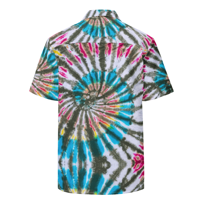 Cosmic Burst Tie-Dye Hawaiian Shirt product image (2)