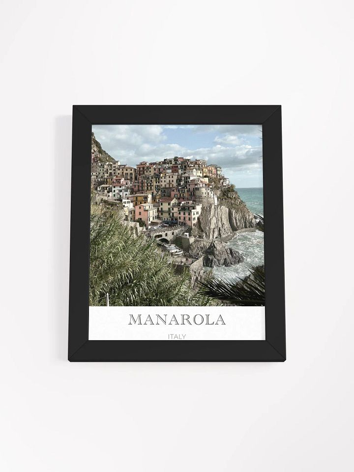 Manarola Cinque Terre - Framed High-Quality Matte Poster product image (1)