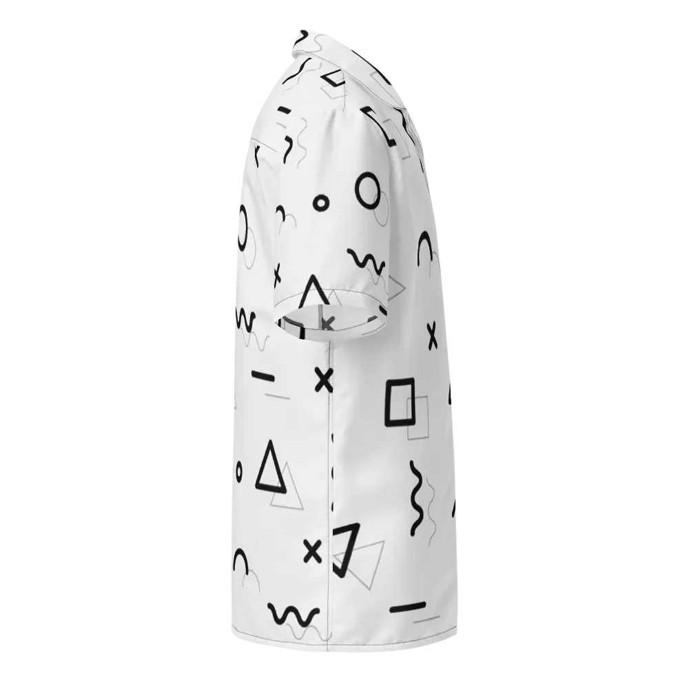 Minimalist Mosaic Breeze Hawaiian Shirt product image (5)