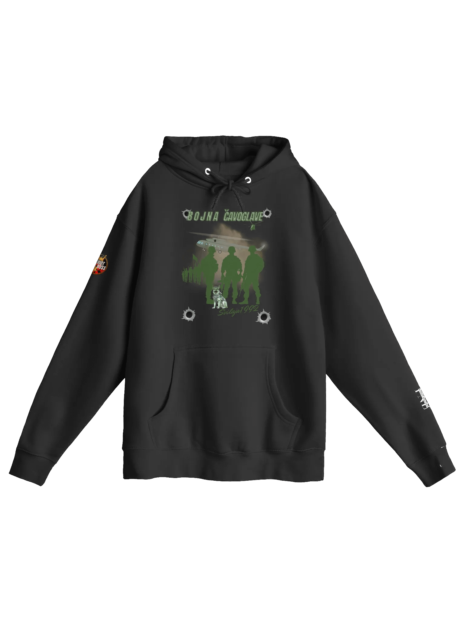 Premium Comfort Unisex Hoodie Oluja 95 30 Obljetnica product image (1)