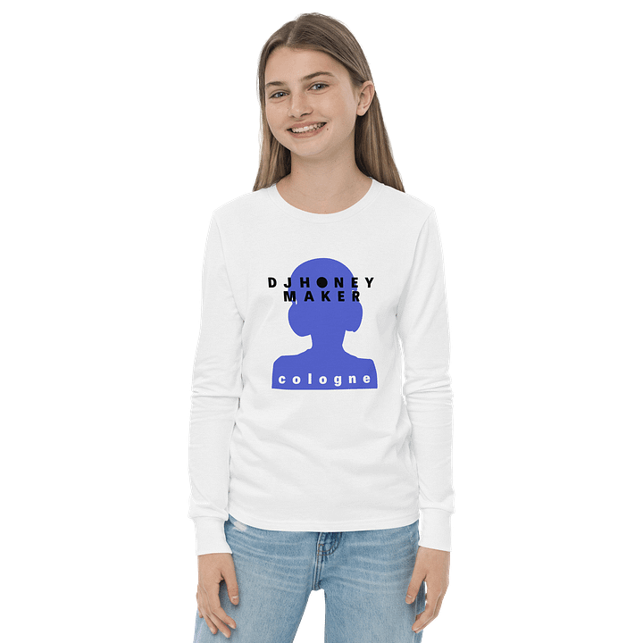 DJHoneyMaker Cologne Youth Long Sleeve T-Shirt product image (2)