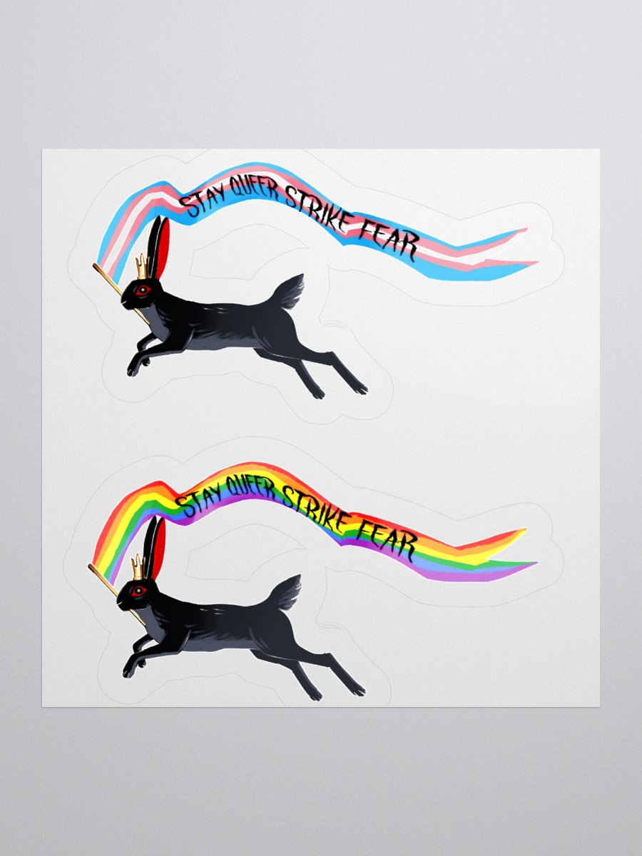 Stay queer strike fear - stickers product image (1)