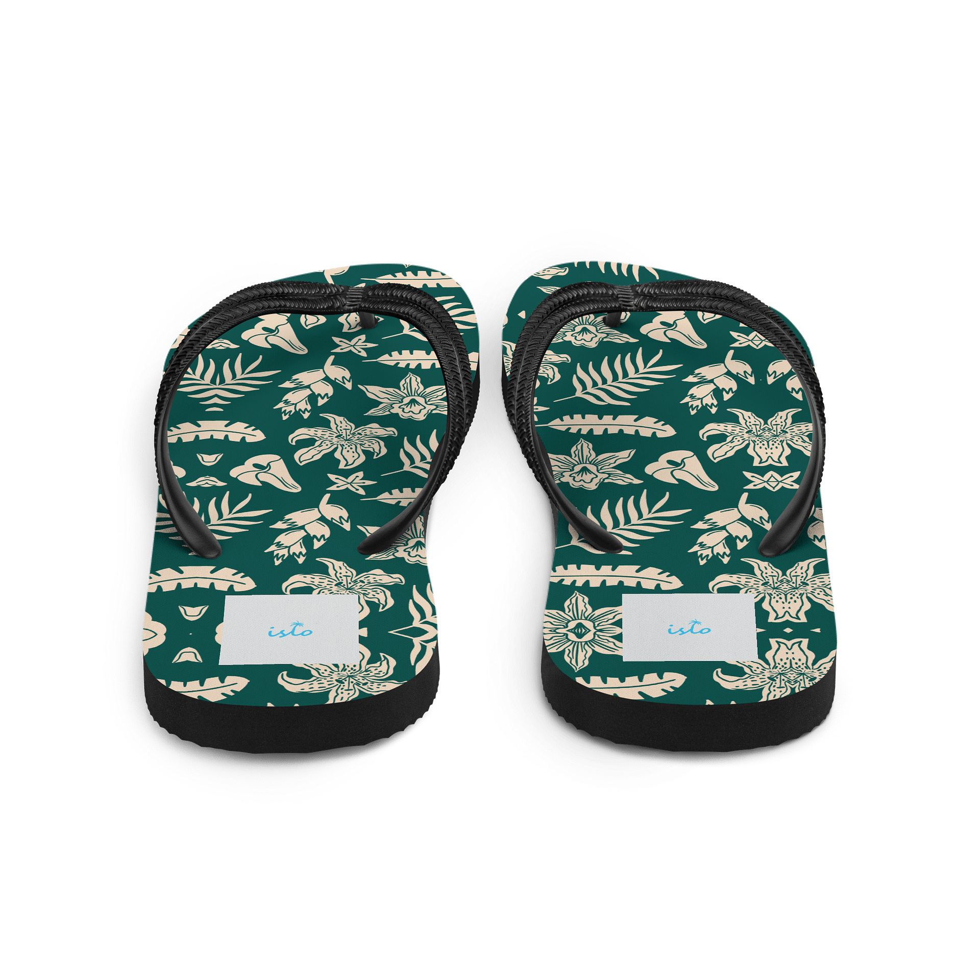 Tropical Breeze Leaf Flip-Flops product image (3)