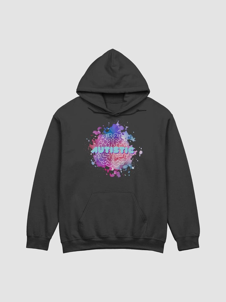 Autistic Paint Splatter Brain Retro Text Classic Unisex Hoodie product image (1)