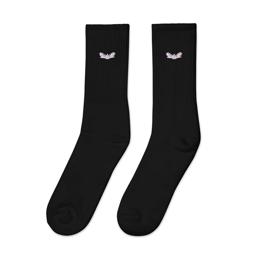 Bamboo SOCCO Embroidered Crew Socks product image (8)