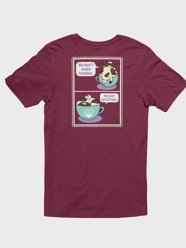 Sweet Trouble T-shirt, Coffee Cat (Left Chest and Back Prints) product image (9)