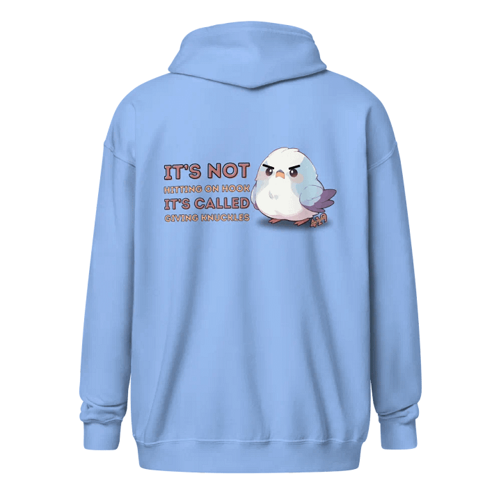Giving Knuckles Bright-Colored Zippered Hoodie product image (1)