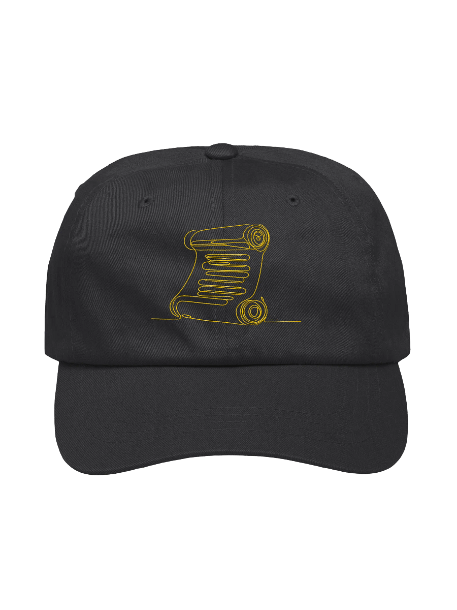 Embroidered Line Art Ancient Scroll Unisex Dad Hat product image (1)