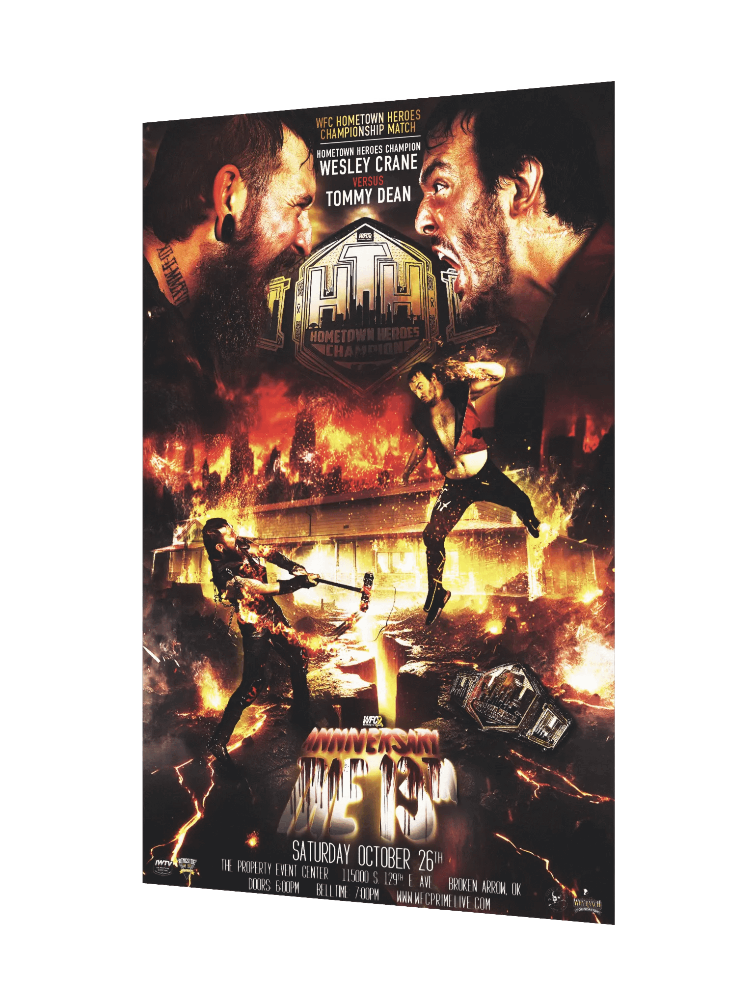 Wesley Crane vs Tommy Dean | Rivalry Poster product image (8)