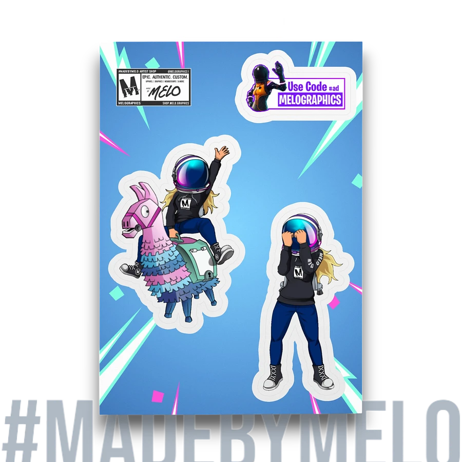 MELO Royale - Stickers (3pcs) | #MadeByMELO product image (2)