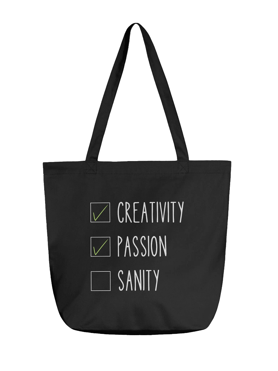 Creativity. Passion. Sanity? Tote Bag product image (1)