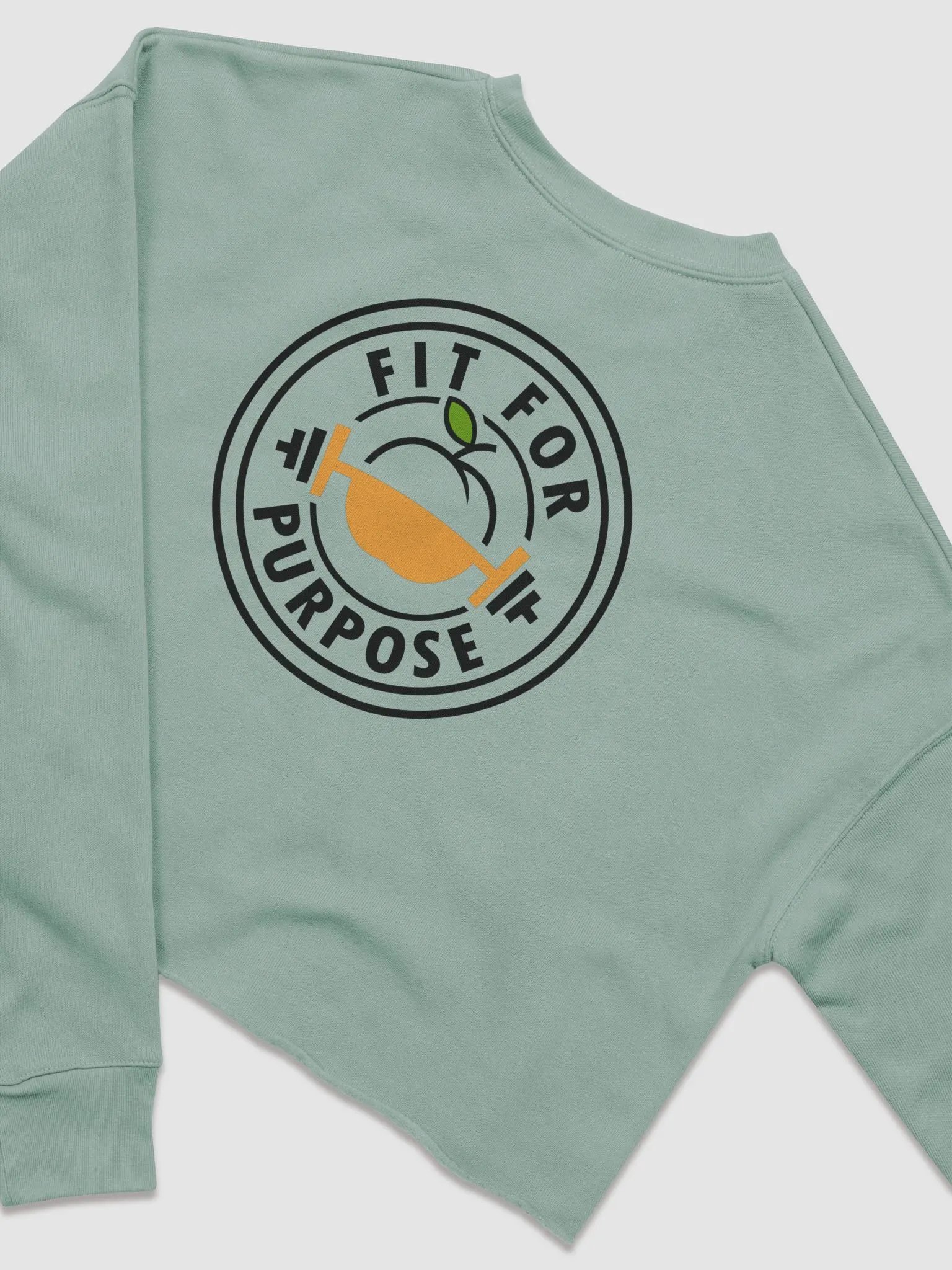 Premium Fleece Crop Sweat (Black Logo) product image (1)