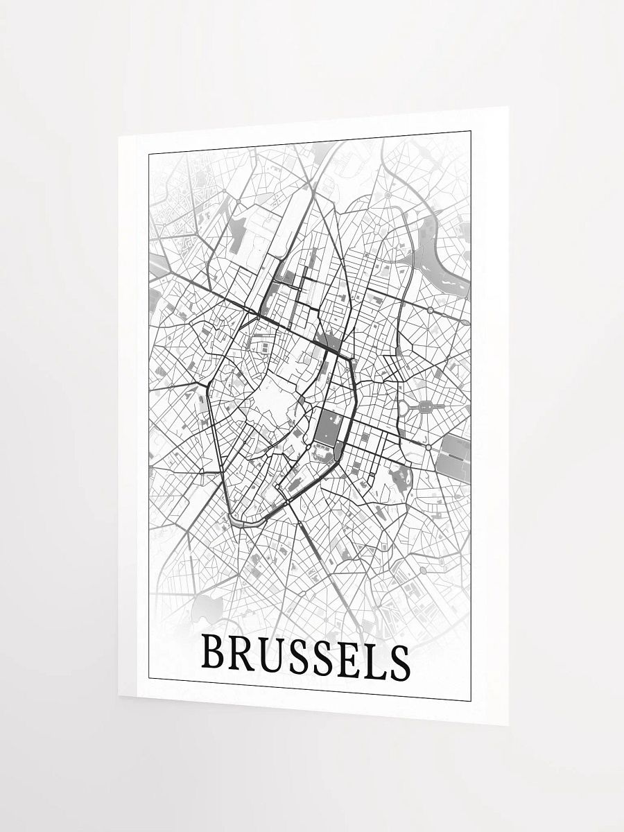 Brussels, Belgium, city map print product image (8)