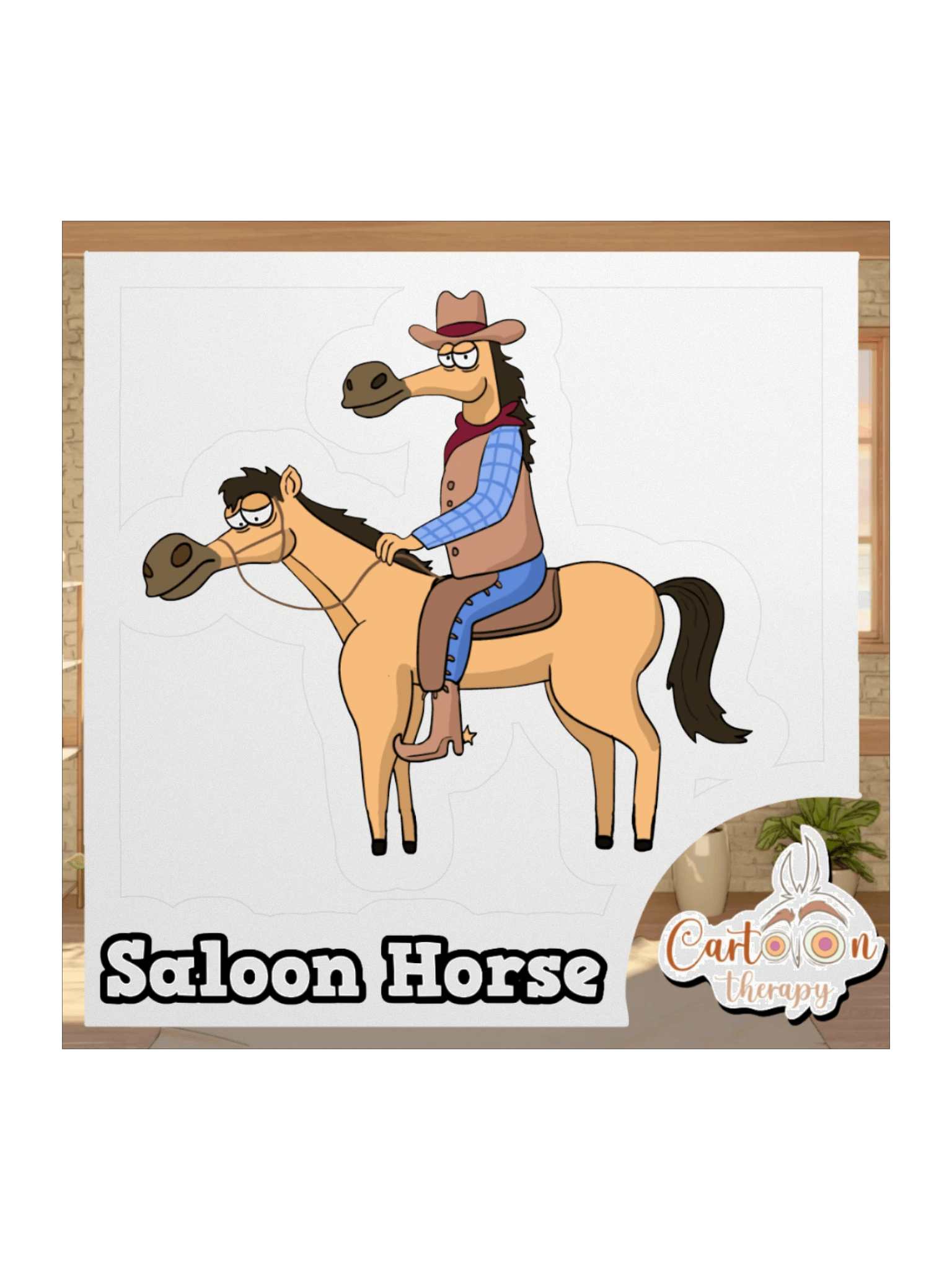 Saloon Horse (Sticker Club) product image (1)