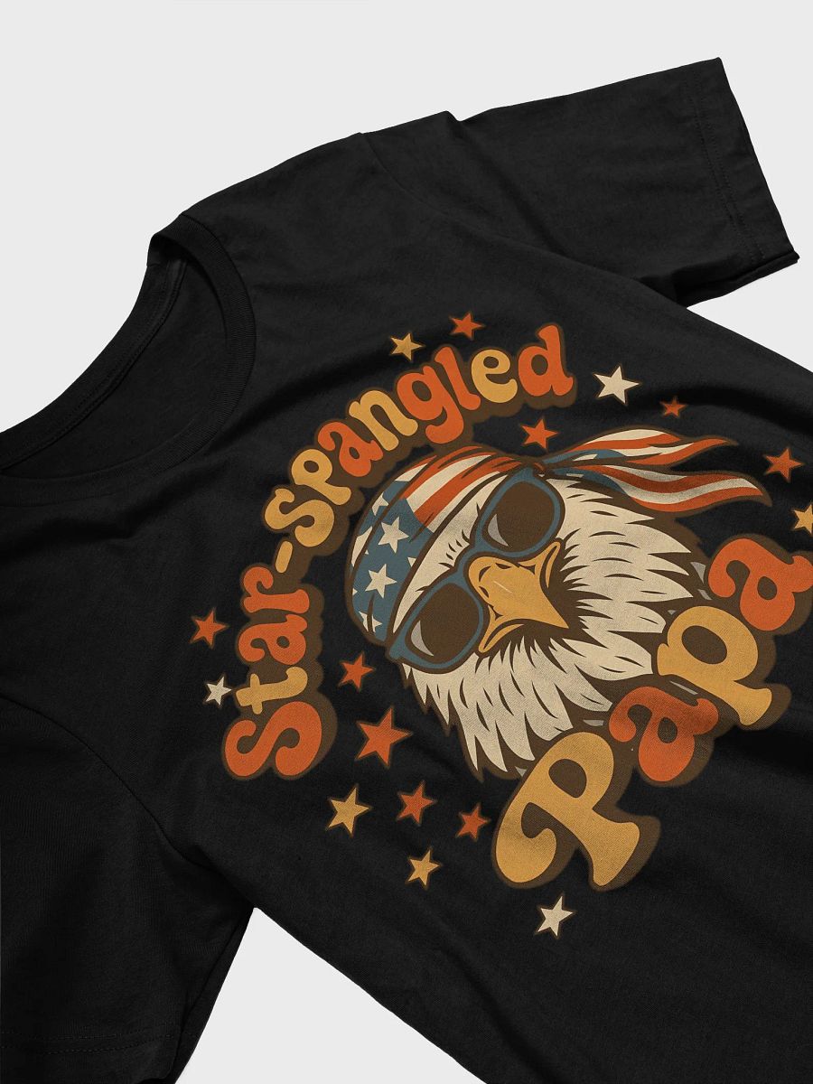 Star-Spangled Papa Patriotic T-Shirt product image (15)