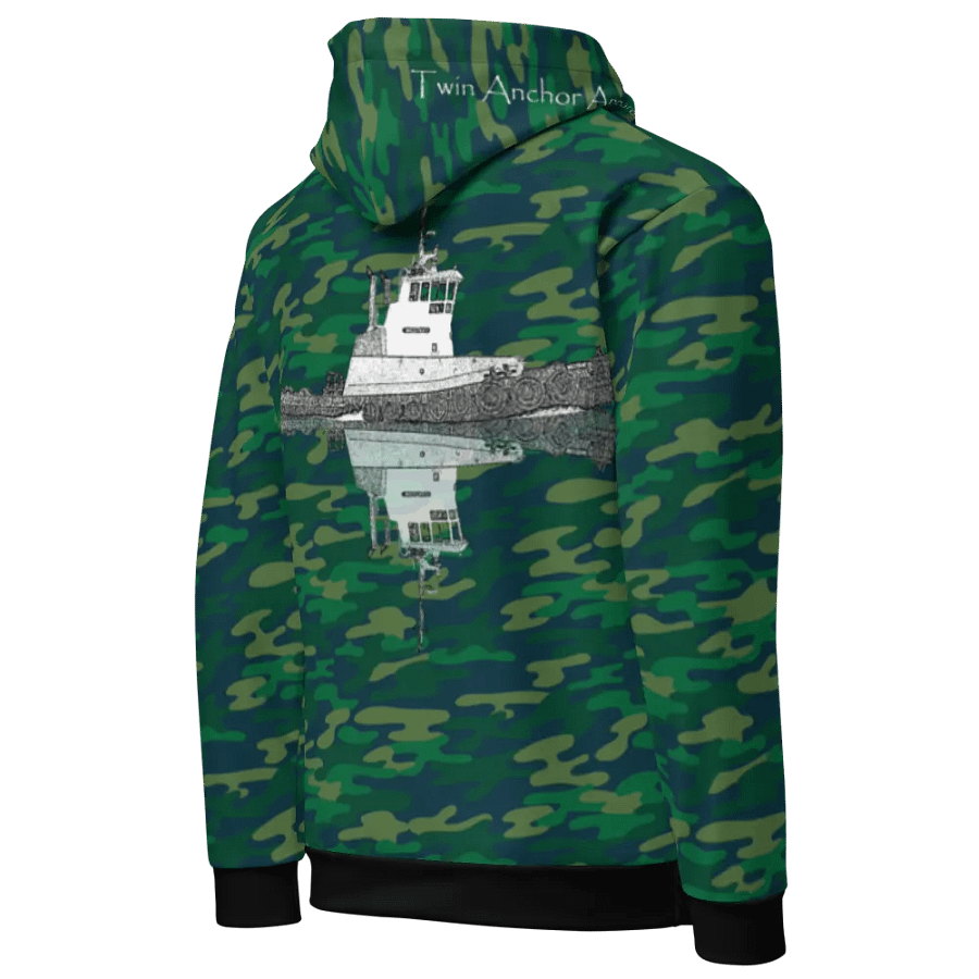 Camouflage Westrac tug Hoodie product image (8)