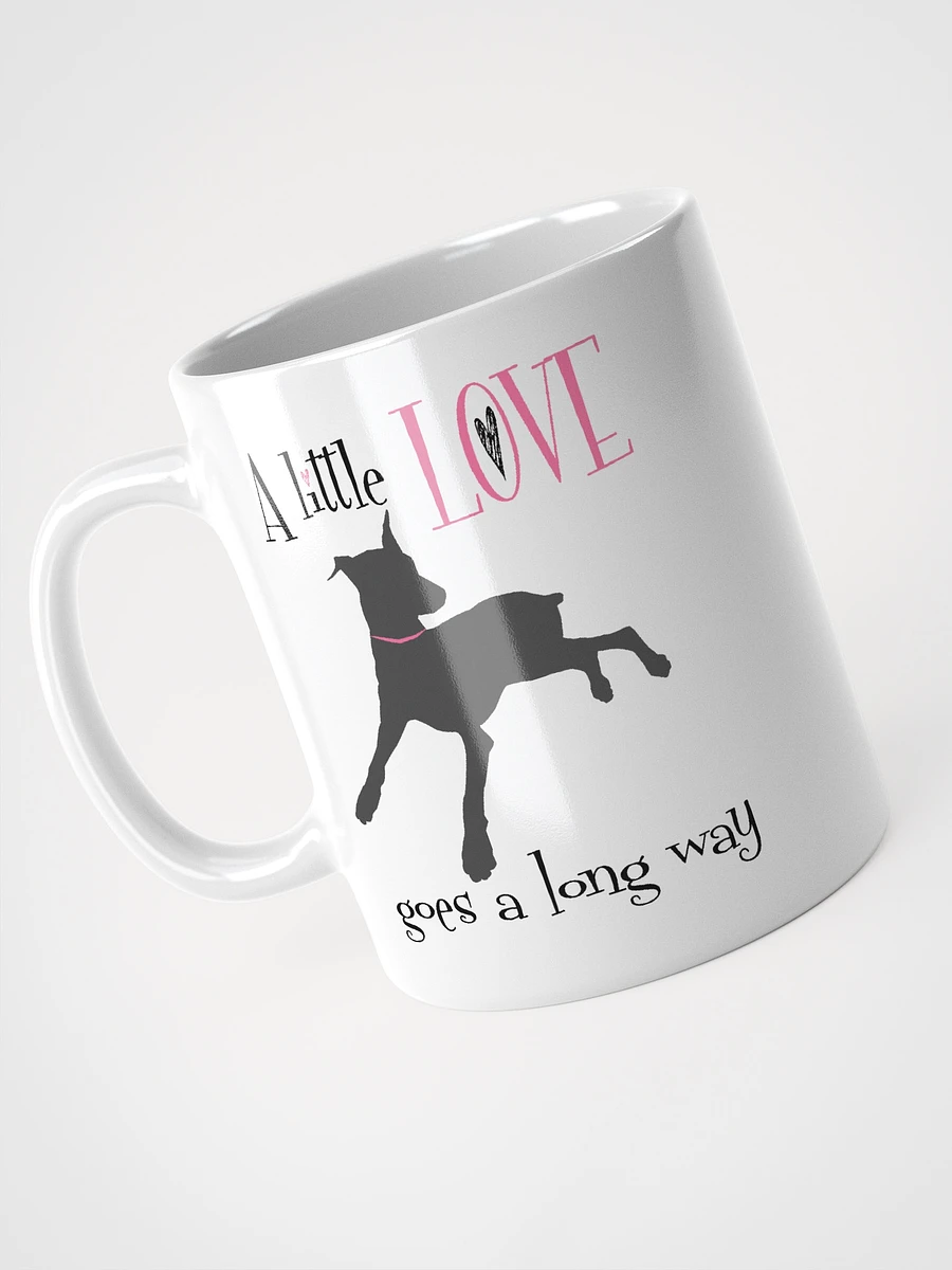 A little Love goes a long way, white mug product image (6)