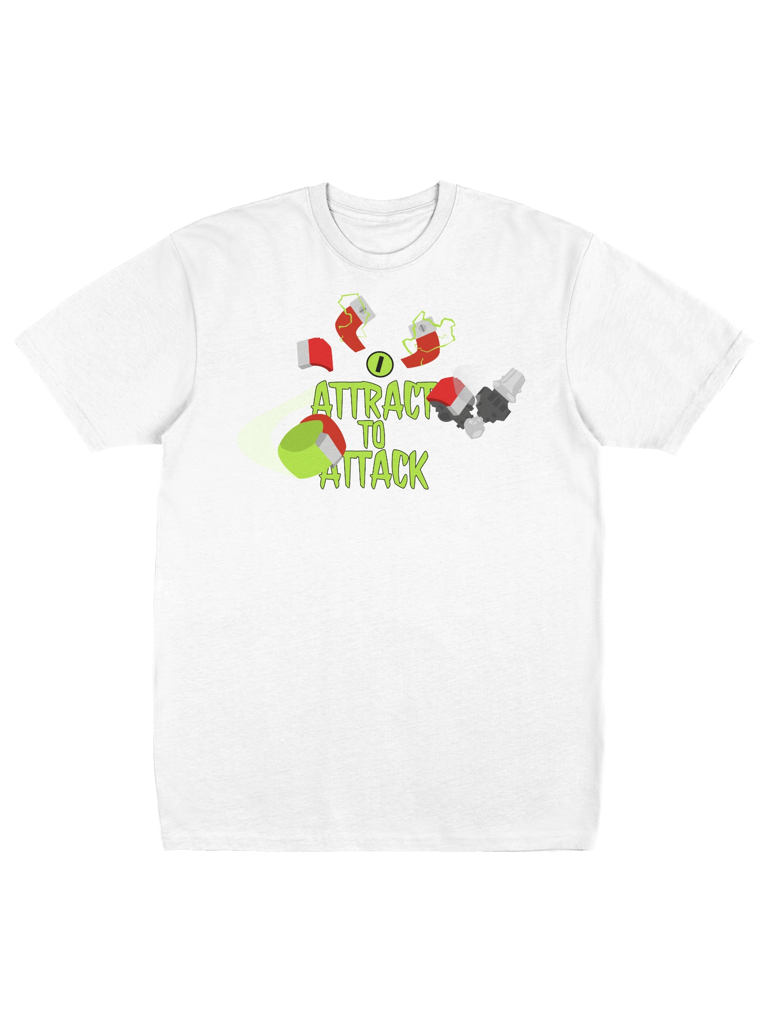 Magnet Robot T-Shirt Front Design product image (2)