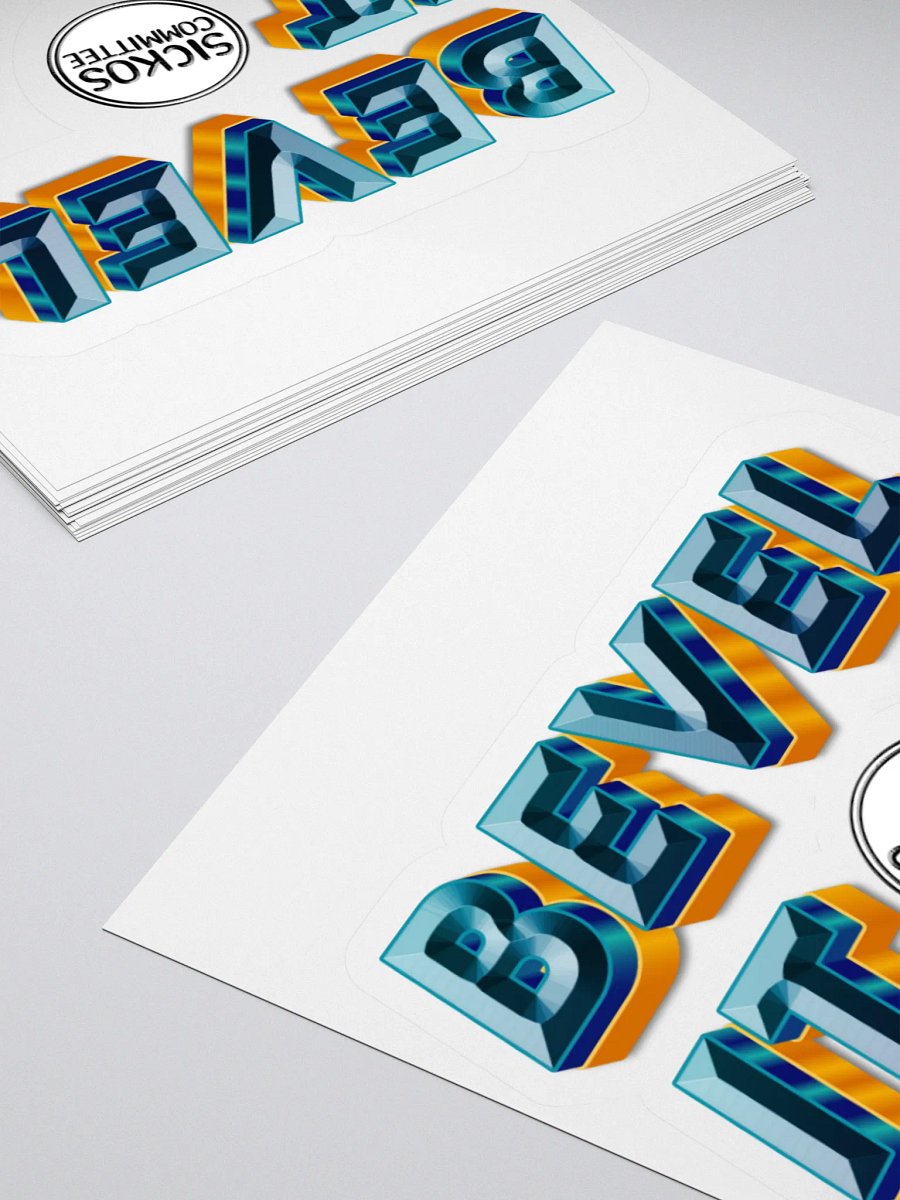 BEVEL IT Kiss Cut Stickers - 3 Sizes product image (11)