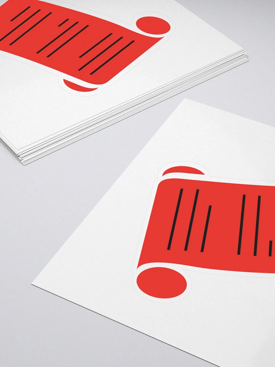 The Forbidden Scrolls Logo Sticker product image (4)