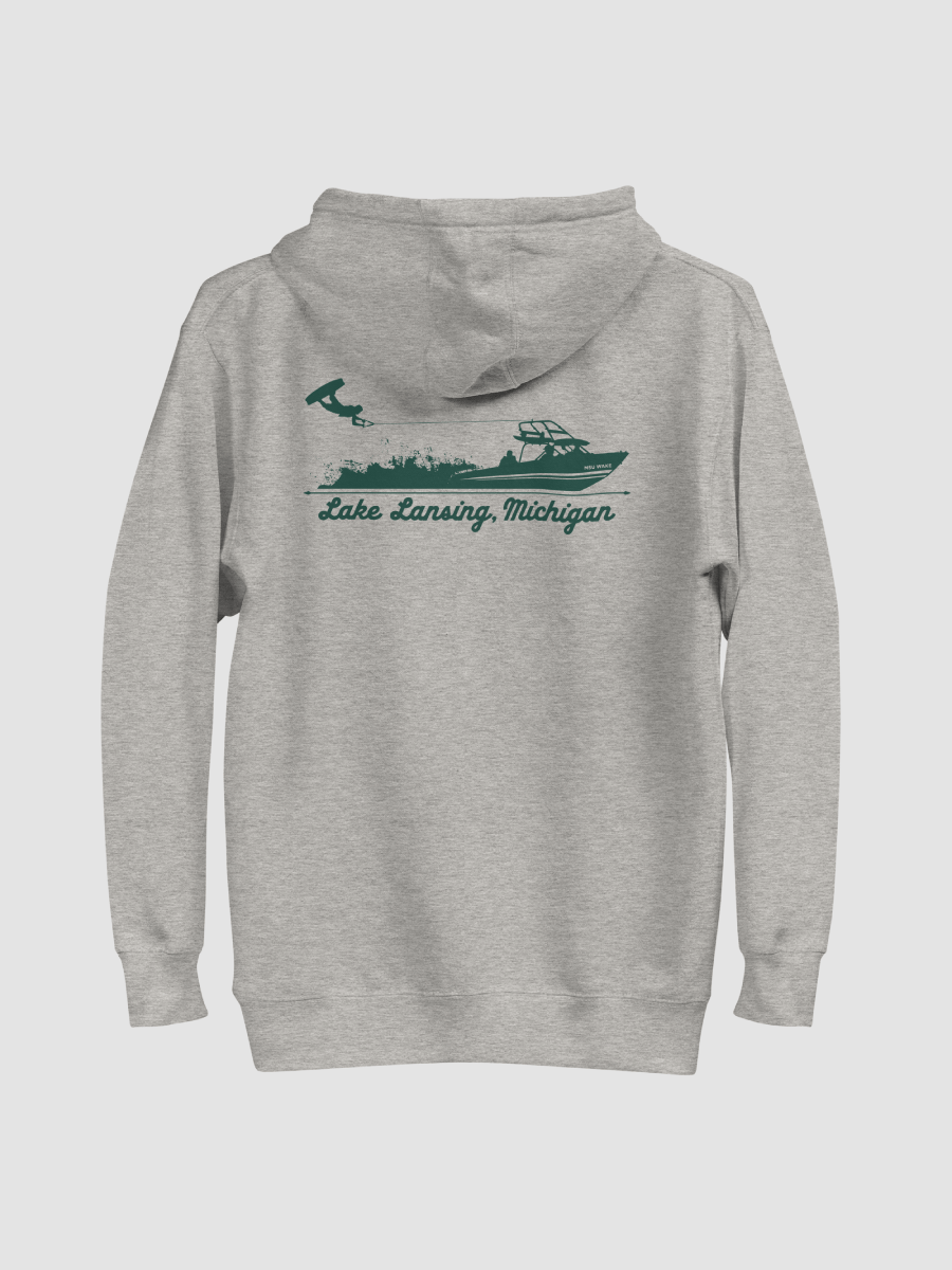 MSU Wake Lake Lansing Hoodie (Light) product image (2)