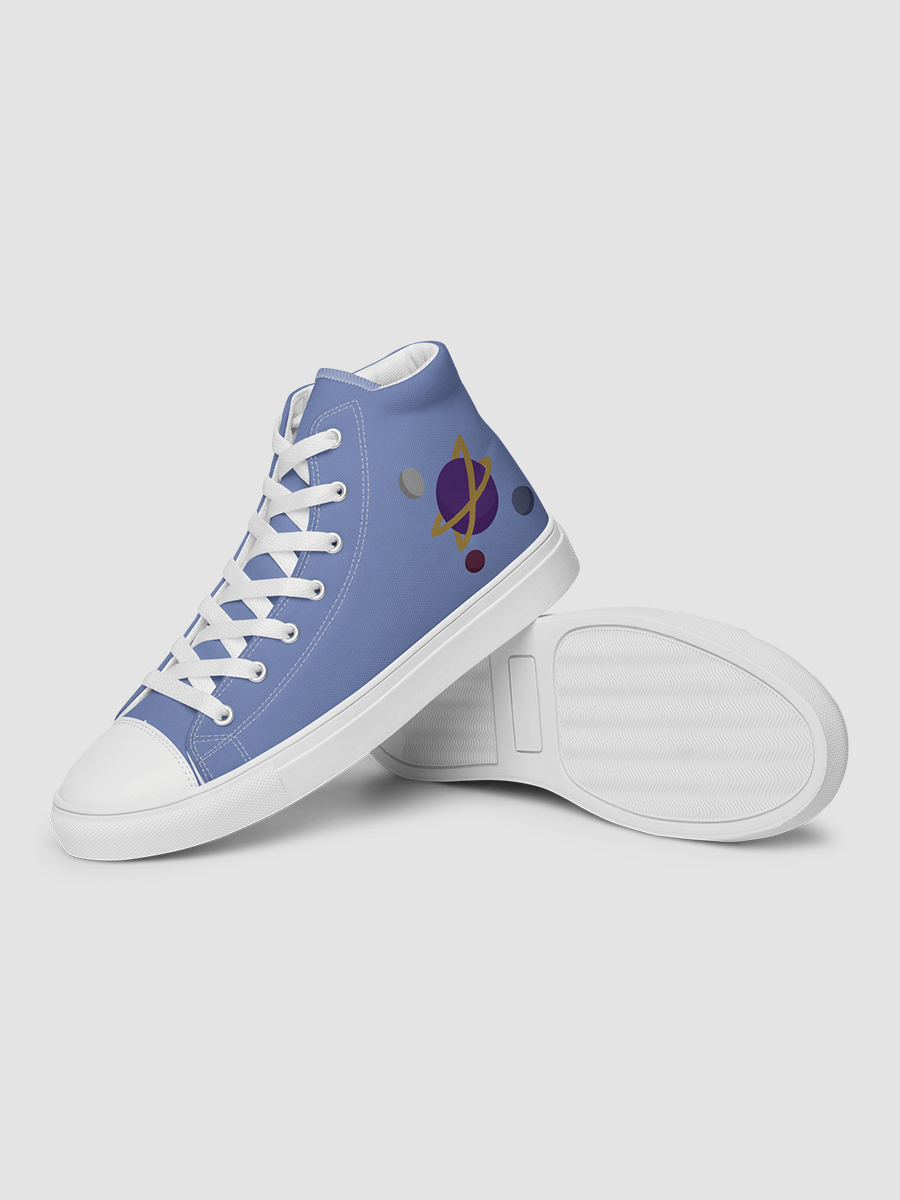 Women’s high top canvas shoes - Blue product image (3)
